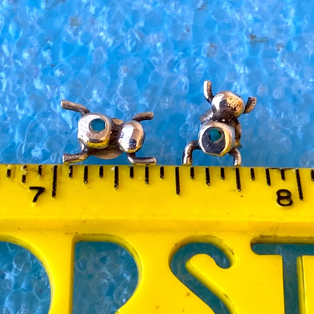 Tiny Sterling Silver Bug Spider Sterling Silver P… - image 2